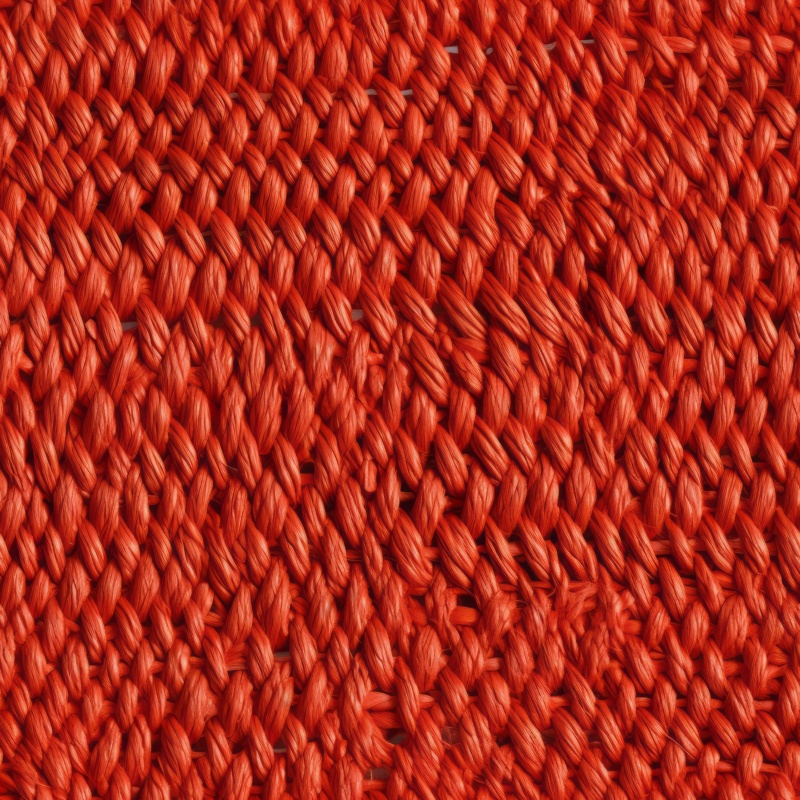 Sisal in Fiery Red Seamless Pattern
