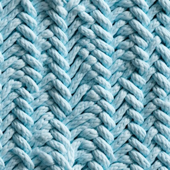Soft Blue Sisal Texture Seamless Pattern