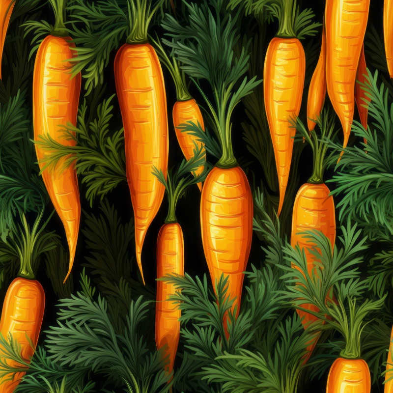 Surreal Orange Carrot Art PTN 003039 pattern design