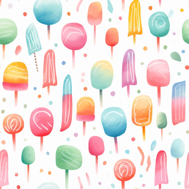 Sweet Treats Delight Seamless Pattern