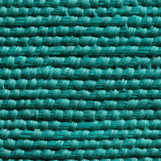 Turquoise Sisal Woven Home Decor Seamless Pattern