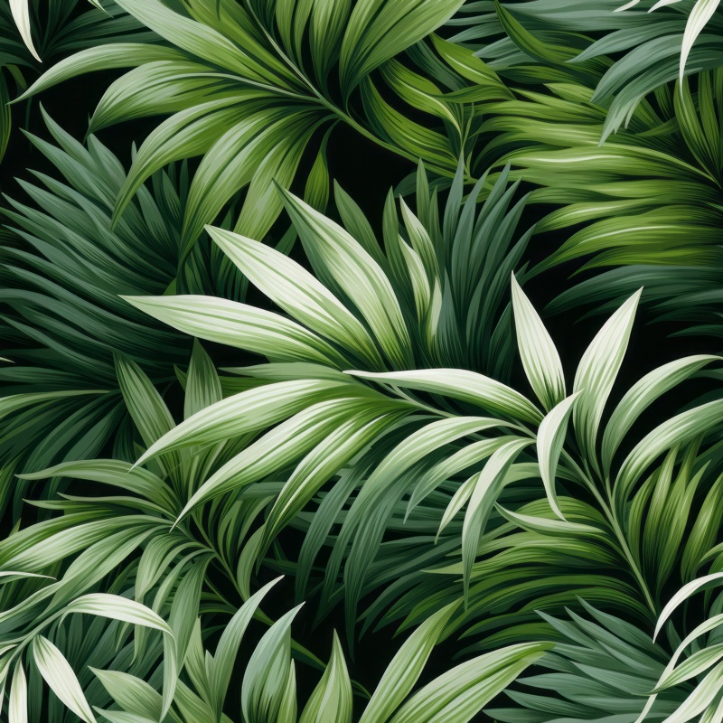 Verdant Jungle Seamless Pattern