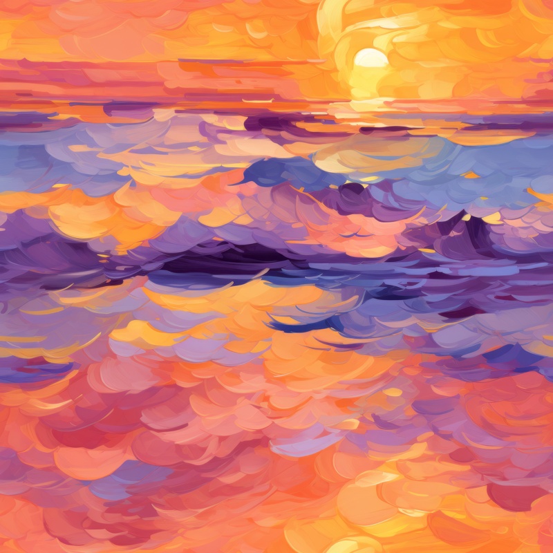 Vibrant Sunset Palettes PTN 003248 pattern design