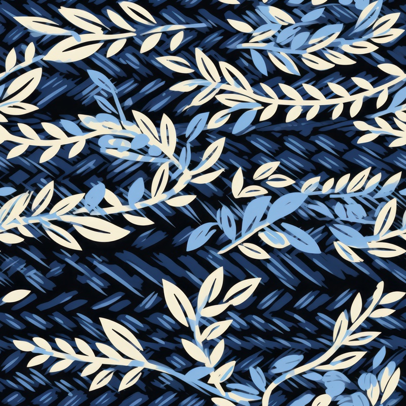 Woven Home Basket Print Seamless Pattern