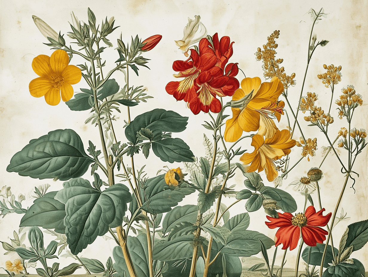 A botanical illustration from 18th-century Europe, showcasing the meticulous depiction of the tiniest flora details